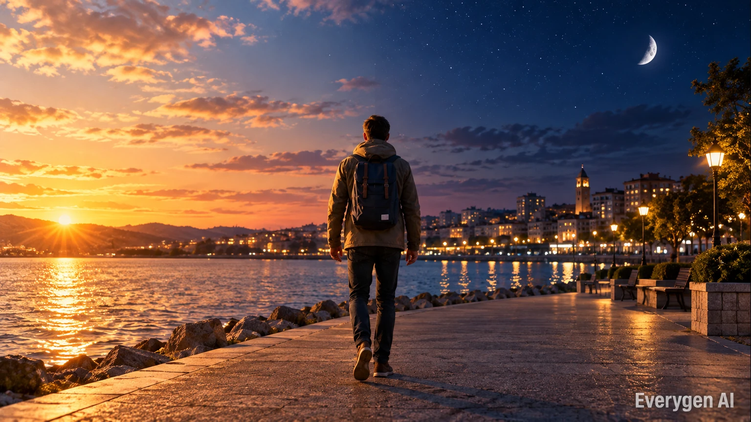 Create a Cinematic Day to Night Effect Video from One Photo