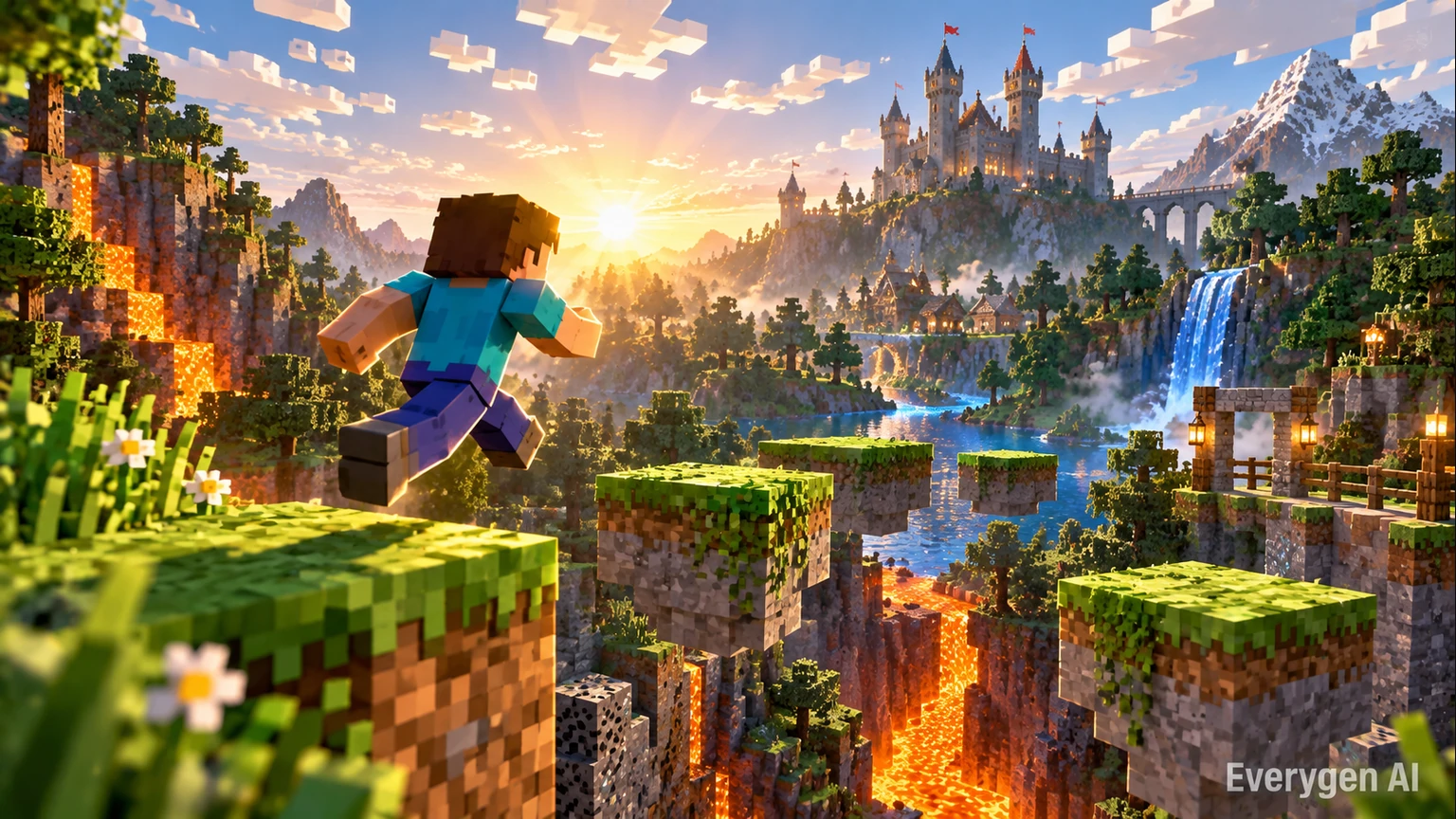 AI Minecraft Video Maker: Turn a Photo into a Block-World Adventure
